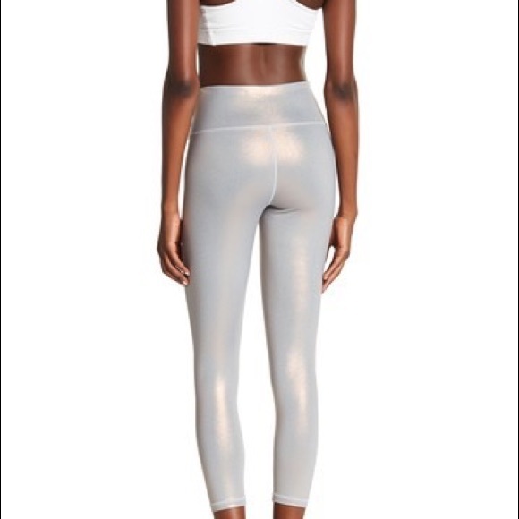 ✨SOLD✨ Z by Zella midi metallic leggings - Picture 2 of 5